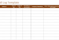 Get Driver Log Book Spreadsheet Template Excel Regarding Printable Call Log Book Template