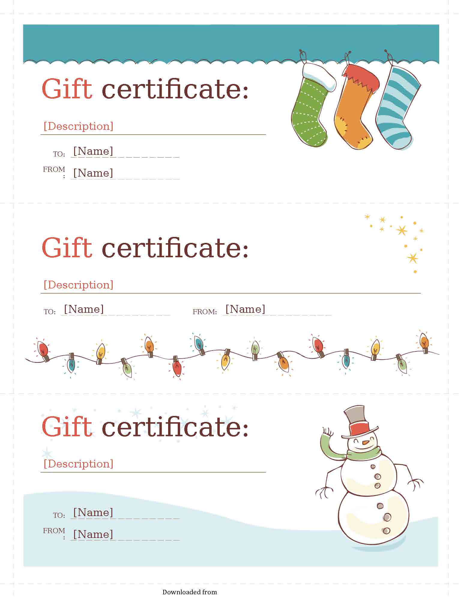 Gift Certificate Template 2 Pdf Pdf Format Edatabase With Best Donation Certificate Template