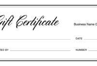 Gift Certificate Templates Download Free Gift Regarding Microsoft Word Certificate Templates