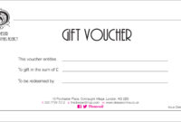 Gift Voucher Template Word Free Download Printable In Certificate Of Cooking 7 Template Choices Free