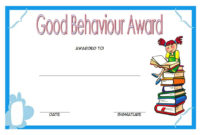 Good Behaviour Certificate Editable Templates 10 Best Pertaining To Printable Pe Certificate Templates