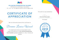 Graduationcertificateofappreciationeditabletemplate Within Travel Certificates 10 Template Designs 2019 Free