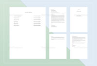 Green Business Proposal Template In Word Google Docs Within Free Proposal Template Google Docs