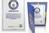 Guinness World Record Certificate Template Best Template Pertaining To Quality Guinness World Record Certificate Template