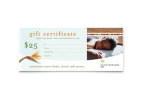 Health Beauty Spa Gift Certificate Template Word Pertaining To Beauty Salon Gift Certificate