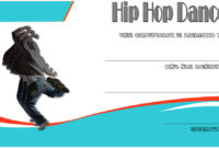 Hip Hop Certificate Templates 6 Best Ideas In Printable Dance Award Certificate Template