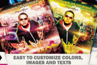 Hiphop Party Premium Club Flyer Psd Template In Hip Hop Certificate Template 6 Explosive Ideas