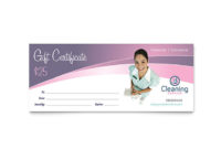 House Cleaning Maid Services Gift Certificate Template With Quality Sobriety Certificate Template 10 Fresh Ideas Free