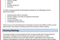 How To Create Effective Meeting Agendas 10 Free Templates Pertaining To Template For Board Meeting Agenda