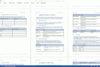 Implementation Plan Template Templates Forms Within High Level Business Plan Template