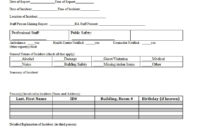 Incident Report Template Excel For Quality Security Incident Log Template