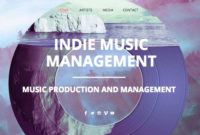 Indie Music Productions Wix Template Wix Music Template With Independent Record Label Business Plan Template