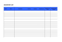 Inventory List Template Intended For Awesome Inventory Log Sheet Template