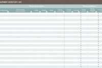 Inventory Schedule Template Word Excel In Business Process Inventory Template