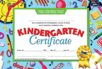 Kindergarten Certificate Hva601 Flipside Intended For Hayes Certificate Templates