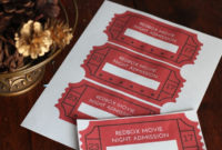 Last Minute Gifts With Redbox Free Printable A Southern In Movie Gift Certificate Template