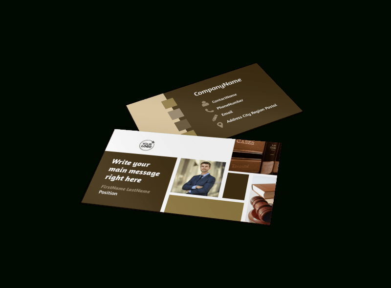 Lawyer Law Firm Business Card Template Mycreativeshop For Business Plan Template Law Firm