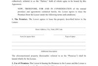 Louisiana Commercial Lease Agreement Template Download For Business Lease Agreement Template