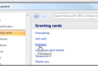 Make Your Last Minute Holiday Cards With Microsoft Word Inside Business Card Template For Word 2007