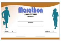 Marathon Certificate Template 7 Fun Run Designs Pertaining To 5K Race Certificate Templates