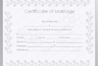 Marriage Certificate Template 22 Editable For Word With Regard To Amazing Marriage Certificate Editable Templates