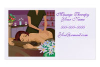 Massage Therapy Business Card Zazzle With Regard To Massage Therapy Business Card Templates