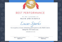 Math Contest Certificate Template Visme With Regard To Inside Math Certificate Template