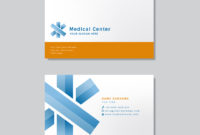 Medical Professional Business Card Design Mockup In Plastering Business Cards Templates