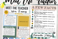 Meet The Teacher Open House Parent Form Editable Template Inside Quality Meet The Teacher Template