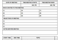 Meeting Agenda Template Pertaining To Hoa Meeting Agenda Template