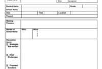 Meeting Minutes Template 02 Templatehub Inside Meeting Notes Format Template