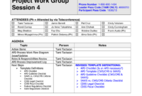 Meeting Minutes Template In Word And Pdf Formats Throughout Meeting Notes Format Template