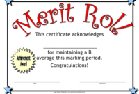 Merit Roll Certificate Template Download Printable Pdf Throughout Merit Award Certificate Templates