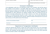 Minnesota Certificate Of Final Acceptance Download With Regard To Awesome Certificate Of Acceptance Template