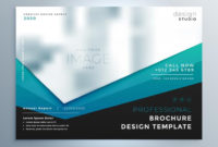 Modern Business Brochure Presentation Vector Template In Printable Presentation Handout Template