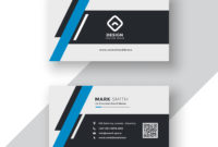 Modern Professional Business Card Template Design With Professional Business Card Templates Free Download