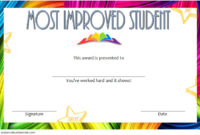 Most Improved Student Certificate 10 Template Designs Free Intended For Star Student Certificate Templates
