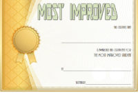 Most Improved Student Certificate Top 2020 Ultimate Awards Inside Art Award Certificate Free Download 10 Concepts