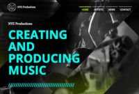 Music Booking Agency Wix Template Wix Music Template With Regard To Independent Record Label Business Plan Template
