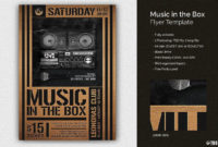 Music In The Box Flyer Template Free Posters Design For Pertaining To Best Hip Hop Certificate Template 6 Explosive Ideas