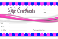 Nail Salon Gift Certificate Template Free Printable For 2020 Throughout Printable Nail Salon Gift Certificate Template