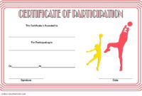 Netball Participation Certificate Templates 7 For Free Running Certificate Templates 10 Fun Sports Designs