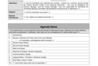 New Employee Orientation Agenda Template Within Printable Six Sigma Meeting Agenda Template