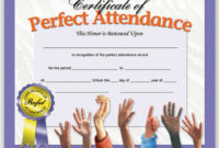 New Hayes School Publishing Perfect Attendance Certificate For Hayes Certificate Templates