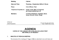 Notice And Agenda Template • Invitation Template Ideas For Meeting Notice Template