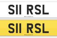 Number Plate &amp;#039;S11 Rsl&amp;#039; Collecting Cars Throughout Rugby League Certificate Templates