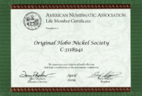 Ohns Ana Life Member Certificate Inside Free Life Membership Certificate Templates