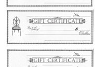 Online Gift Certificate Maker Elegant Free Printable Gift With Regard To Free Elegant Gift Certificate Template