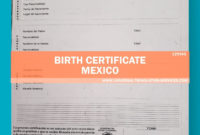Order A Birth Certificate Translation Template From Mexico Pertaining To Awesome Spanish To English Birth Certificate Translation Template