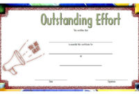 Outstanding Effort Certificate Template 10 Great Designs Inside Awesome Free 10 Certificate Of Stock Template Ideas